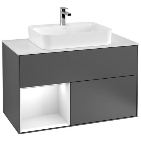 Villeroy & Boch G362MTGF Meuble sous-lave-mains Finion G36