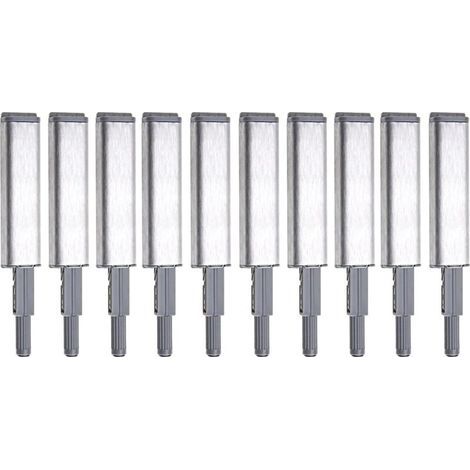 Pair 10 systèmes d’ouverture avec bouton poussoir , kit pour porte, tiroir, meuble