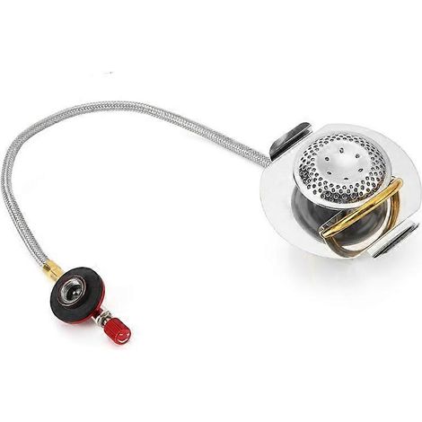 Réchaud à gaz propane portable pour barbecue d'extérieur, adaptateur de remplissage/adaptateur de brûleur pliable, chauffage au butane pour camping (1/5)