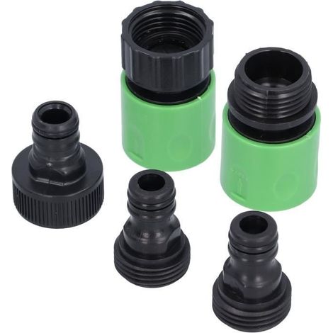 ZERONE Raccord Rapide Tuyau d'Arrosage 3/4 NPT Femelle Mâle Connecteur Robinet Jardin (1/4)