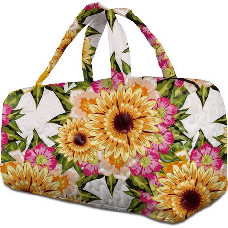 48,5x23x23cm Sac polochon matelassé polyester rétro, sac voyage quotidien artisanal, résistant pour le travail, les courses et les déplacements (1/5)