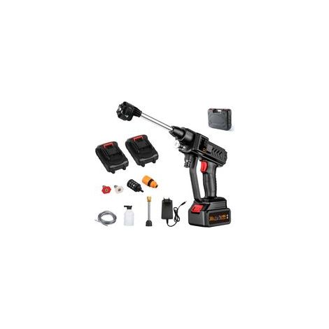 Nettoyeur haute pression sans fil, 60 bars, 300 W, débit 10 L/min, 5 buses incluses – pour le nettoyage auto, terrasse, jardin et extérieur (1/5)