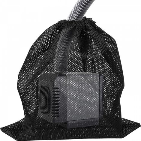 1 sac barrière pour pompe à poussière, noir avec cordon de serrage, sac filtrant pour pompe à poussière-AquaForge (1/5)