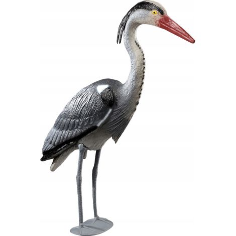 KADAX Figura decorativa de jardín, decoración de jardín, decoración de garza, grande, 70 cm xXL (1/5)