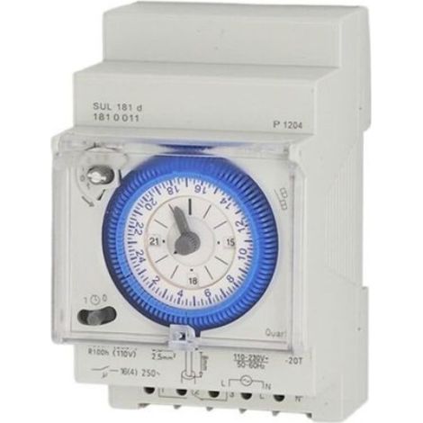 Minuterie Mécanique - 16 A - 12 VAC/DC - Pour Appareils Électroménagers - 1 Pièce (1/4)