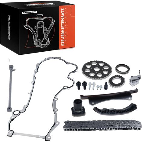 Kit de cadena de distribución, 130 eslabones, compatible con vehículos europeos, números de pieza intercambiables 2005161, 5636935, 5636959 (1/5)