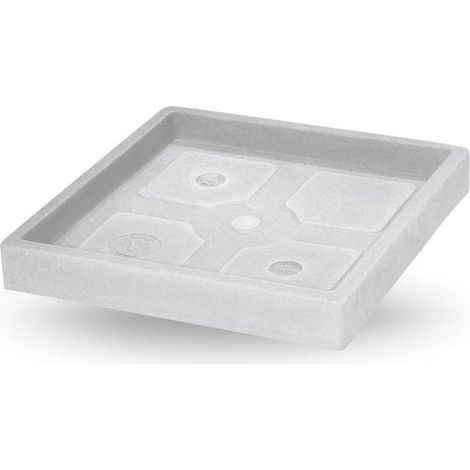 Soucoupe carrée 35 cm - Terre cuite (1/5)