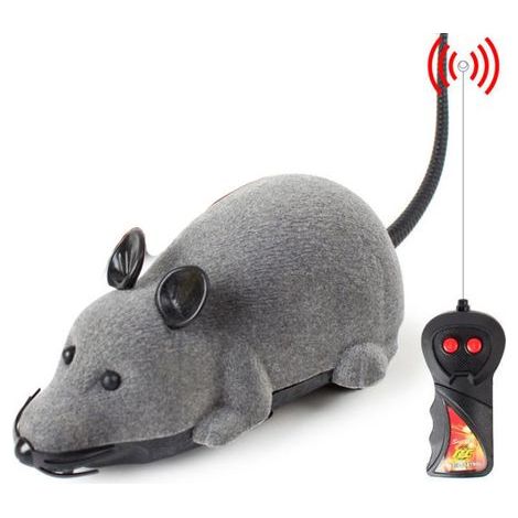 Elektrische ferngesteuerte Maus, graues Modell – Katzenspielzeug (1/5)