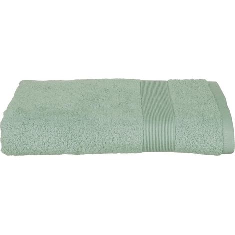 Serviette ou drap de douche 70 x 130 cm Couleur moderne celadon (1/2)