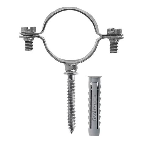 + COLLARI ZINCATI CZV- pz 10 mm. 12- FISCH- pezzi 1