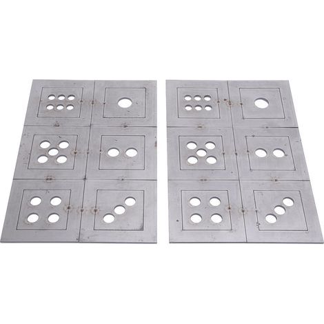 Übungscoupons für Stahlschweißen, 6-seitiger Würfel, Trainingsplatten für Metallbearbeitung, komplettes Set zur Verbesserung der Fertigkeiten, 2 Stück (1/5)