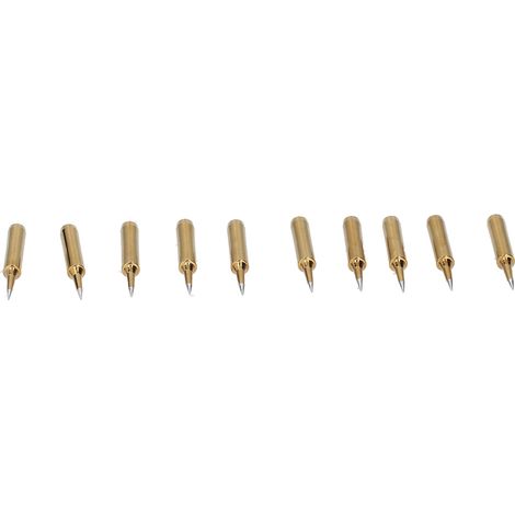 10 Stück Lötspitzen, goldene Lötspitzen, Ersatzzubehör 60W900M‑T‑I (1/5)