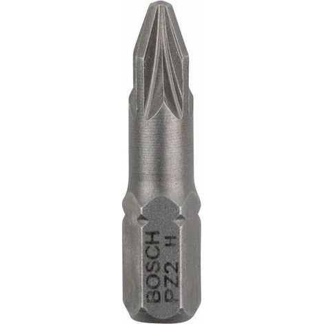 Bosch 3x Schrauberbit Extra-Hart, PZ 2, 25 mm - 2607001558