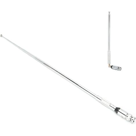 Antenne Automobile Flexible VHF/UHF 118-136 MHz Longue Portée avec Connecteur BNC pour Radio de Voiture