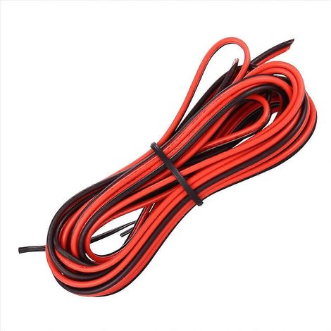 20-Gauge (3 Meter) rotes und schwarzes Strom- und Massekabel für Autos (1/5)