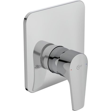 Ideal Standard Grifo de ducha empotrado Cerafine D, BS2, roseta 163x163mm, cromo, A7347AA (1/5)