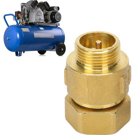 Teleskopierbares Rückschlagventil aus Messing für Wasserzähler, Front-Rückschlagventil aus Vollkupfer für Wasserzähler DN20X25 (1/5)