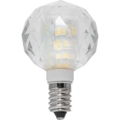 TRADE SHOP - Lampadina Led Globo E14 Vetro Cristallo Lampada 6watt Luce Calda Fredda Naturale - -Bianco Naturale -