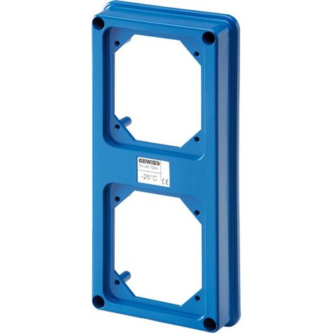 COUV.PR.VERT.SBF IP55 2 PLASTRONS IP67 GEWISS GW66709N (1/2)