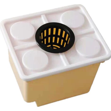 Seau Bato pour culture hydroponique et serre, système sans sol, pour pots et tentes de culture – Drainage intégré, idéal tomates, fraises, plantes aromatiques, jardin intérieur et urbain (1/3)