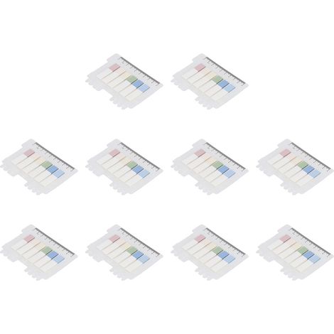 Notes adhésives semi-transparentes en PET, multifonctionnelles et adaptées à de multiples usages, étiquettes autocollantes de couleur INS Morandi, lot de 10 (livrées ensemble dans un seul paquet). (1/5)