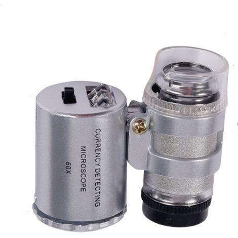 60-fache LED-beleuchtete Mini-Juwelierlupe