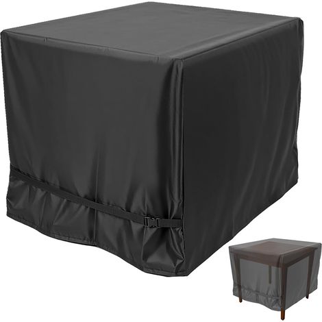 Housse Meubles de Jardin, 80x80x80cm bache de Protection Table imperméable en Tissu Oxford 420D avec Sac de Rangement (1/5)