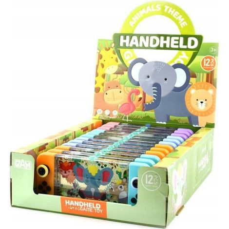 Juego de agua de 17 cm/2 botones - Animales - mezcla de estampados (1/2)