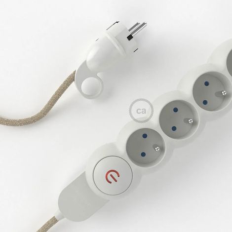 Multiprise Creative Cables m1f4b05rn01 câble lin 5 m (1/3)