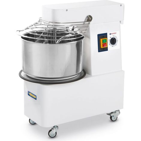 HENDI Spiralmischer mit festem Kopf und Schüssel, 35 kg/h, 10L, 230V/370W, 240x590x(H)575mm