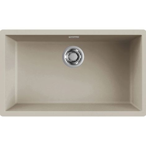 Lavello ZEN 130 75,6X45,6 1 vasca CHAMPAGNE 95 (1/2)