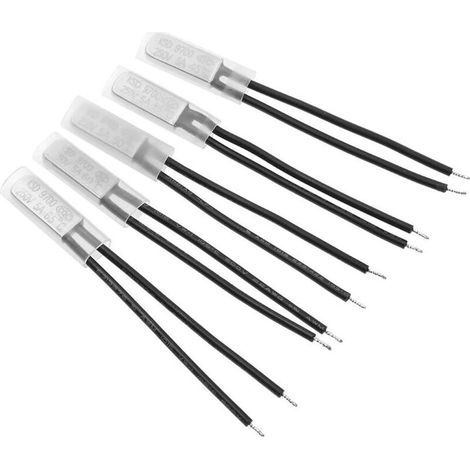 Lot de 5 protecteurs Thermiques KSD9700 - Régulateur de température bimétallique (40 ℃) (1/2)