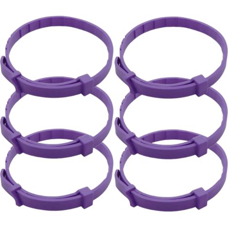 Lot de 6 colliers apaisants pour chats, réglables, anti-anxiété, à base de phéromones, pour 60 jours, violet. (1/5)
