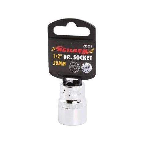 20мм - Вложка Хром Ванадий Super Lock за 1/2 глава - Neilsen Tools