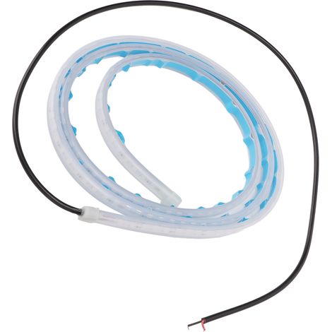 Bandeau LED 1,2m Avant Capot Étanche Rouge Bleu Lumière Ambiance Décorative Intérieur Extérieur Voiture (1/5)