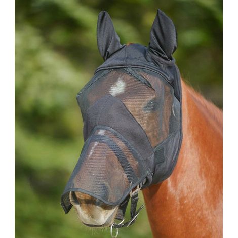 Fly mask Waldhausen fly mask protection UV avec oreilles nez