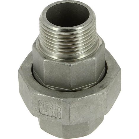 Raccord union inox Mâle Femelle 1"