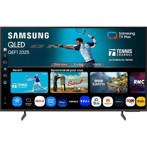 Samsung – TV QLED 75 pouces 4K Ultra HD – Vision AI – 100 % volume de couleur – Quantum Dot – Plus de 500 canaux TV Plus (1/5)