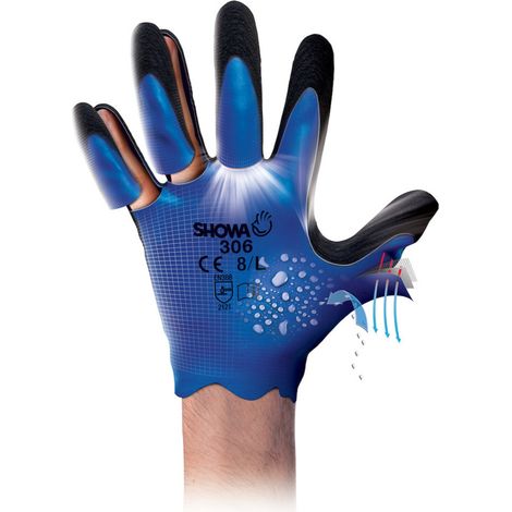 Handschuhe 2XL 306 Showa SHOWA HS30611 (1/4)