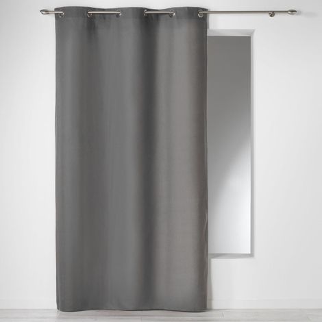 Rideau à Oeillets "Panama" 140x280cm Gris Ardoise