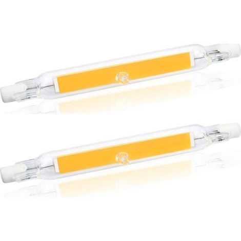 Ampoule LED à filament 5 W, équivalent à une ampoule halogène, parfaite pour la maison, la cuisine, la chambre, le balcon, le bureau, etc. (2 pièces, lumière naturelle 4000 K) (1/4)