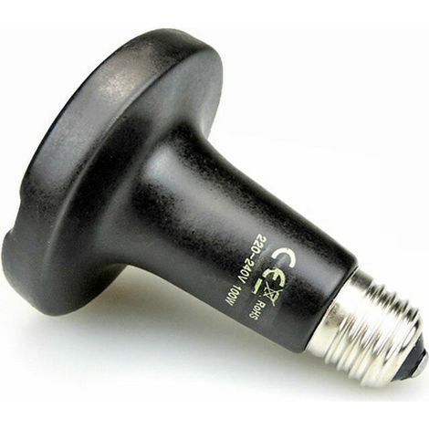 25W Émetteur Radiateur Animaux Ampoule Infrarouge Chauffage en Céramique,Lampe de Reptile pour Amphibiens, Serpent, Oiseaux,Tortue, Chat, Chien (1/5)