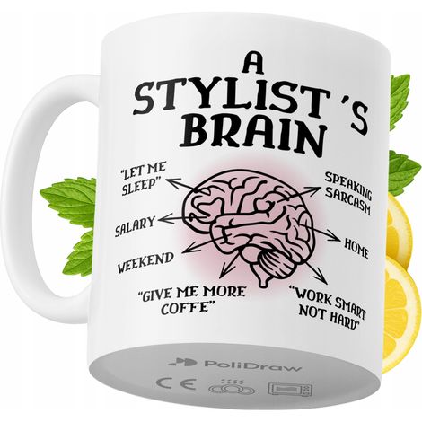 Mug humoristique pour styliste, avec un texte amusant et un design graphique original. Idéal pour les anniversaires, les fêtes et les occasions spéciales. Mug premium pour la maison, le bureau et le t (1/5)