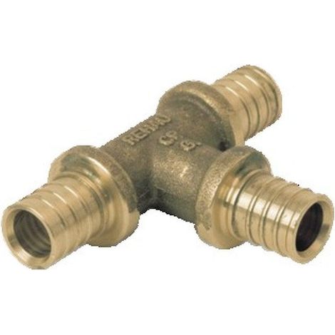 rehau Tee igual SDR 11 LX en latón 25 mm 3 conexiones