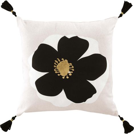Douceur dinterieur ISSEY cojín decorativo beige 45x45 cm (1/3)