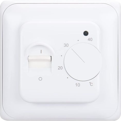 1 Thermostat mécanique, 5-40°C, Sonde de sol, Chauffage électrique, Montage encastré (1/5)