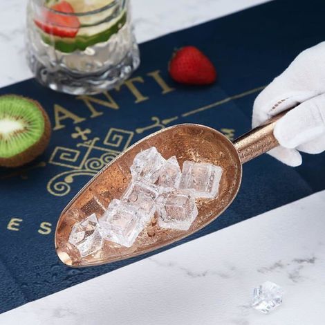 Pelle À Glace - Acier Inoxydable - Plaqué Cuivre Titane - Rose Doré - 6 Onces (1/5)
