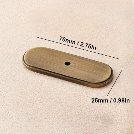 (Base-Bronze-B-1 pièce) Boutons et poignées en laiton massif de style nordique pour tiroirs et commodes poignées de meubles en bronze poignées créatives et luxueuses pour armoires de cuisine. (1/5)