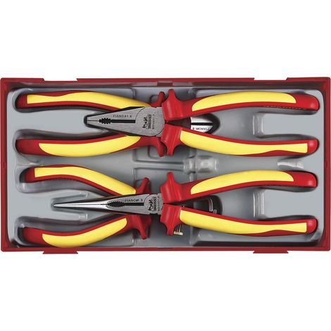 Jeu de pinces isolées, 1000V TENGTOOLS TTV440 4 pièces 117490102 (1/2)