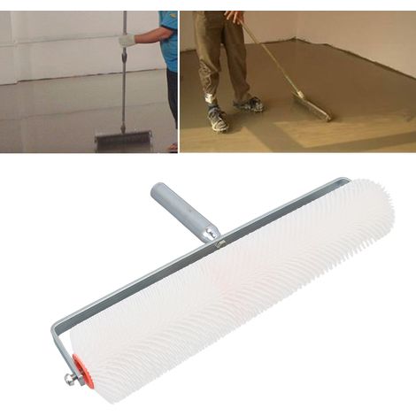 Rouleau Débulleur 28MM pour Nivellement Auto-lissant Outils de Construction Époxy Ciment Accessoire Pose PVC Sol Circulaire Aiguille Épaisse -KZQ (1/5)